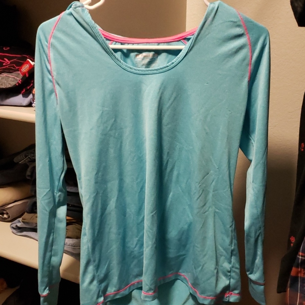 Baby blue active wear sweater